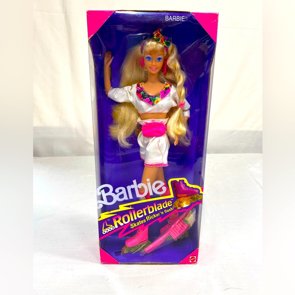 Vintage “Rollerblade” Barbie, Rare, 1991